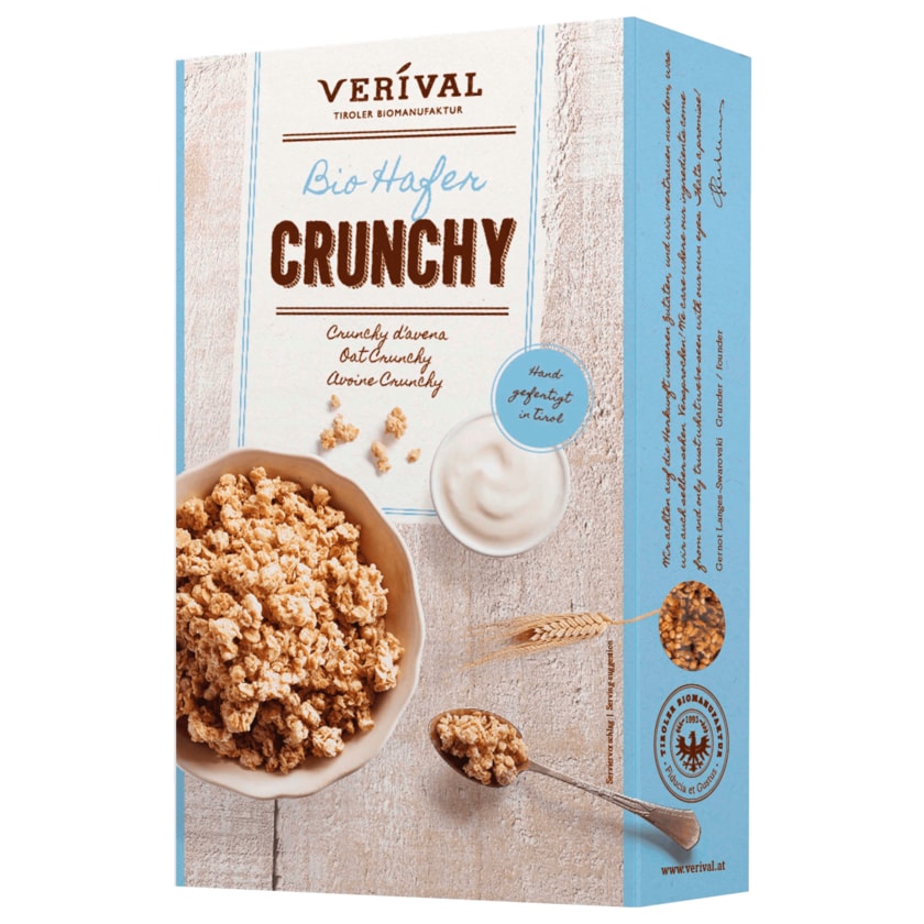 Verival Bio Crunchy Müsli Hafer 375g